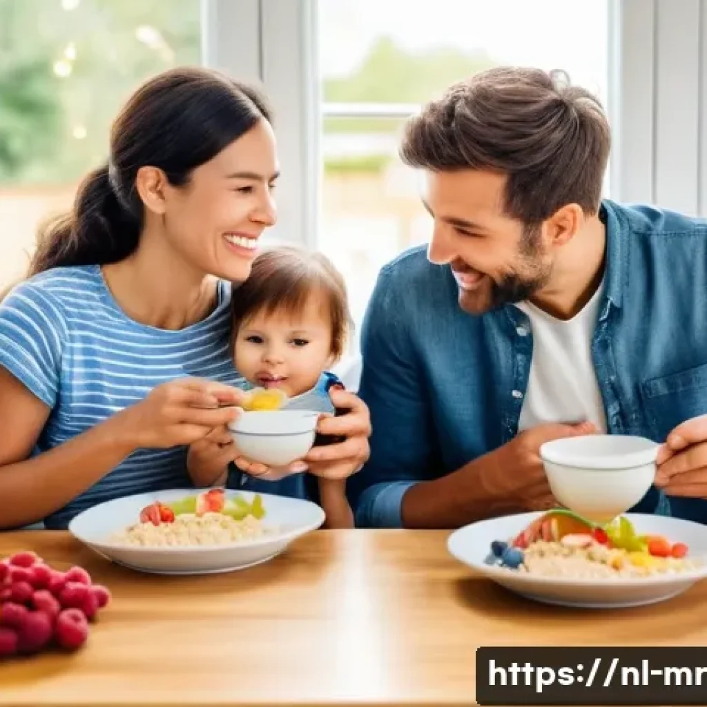 의식적 식사법과 자발적 선택 - **Mindful Family Breakfast in a Bright Dutch Home**
A heartwarming and serene scene capturing a ...